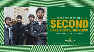 Concierto despedida Second "Para todo el universo". 30 diciembre desde el Teatro Circo Murcia