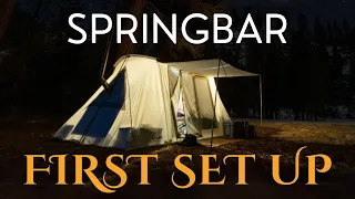 First Set Up Of The Best Tent Ever? Springbar Classic Jack 140