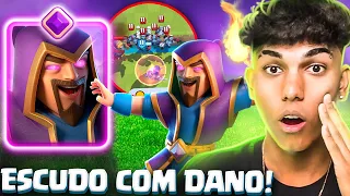 USEI A A NOVA EVOLUÇÃO DO MAGO NO CLASH ROYALE!  *melhor suporte* 🧙🏽‍♂️