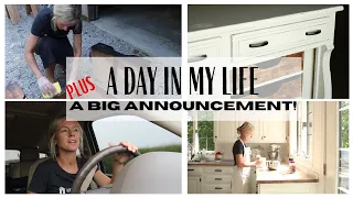 A Day in the Life ~ An Exciting Announcement! ~ Shop Clean Up ~ My Daily Routine