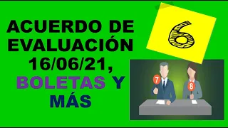 Soy Docente: ACUERDO DE EVALUACIÓN 16/06/21