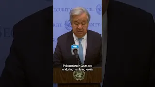 UN Chief Guterres Says Famine in Gaza Is Imminent