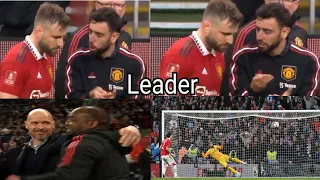 💥Respect!! Bruno motivated Man United players before penalty drama,Ten Hag happy with mentality