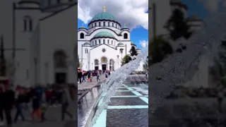 The largest orthodox church in the Balkans – Sv. Sava Temple, Belgrade, Serbia 🇷🇸