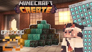 INFINITE DIAMONDS!!!! | Minecraft Create Mod Ep. 23