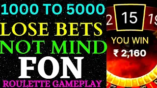 1000 TO 5000 ROULETTE GAMEPLAY | @indiancasinoguy | #indiancasinoguy