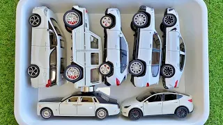 Box Full Of Diecast Cars - Lexus LM300, Mercedes, Toyota RAV4, Toyota Land Cruiser, BMW