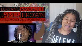 Luciano Pavarotti, James Brown - It's A Man's Man's Man's World REACTION!!!
