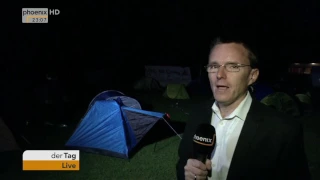 G20-Gipfel: Heiko Sander bei den Protestcamps in Hamburg am 04.07.17