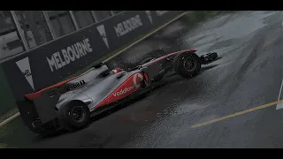 F1 2020  - McLaren MP4-25 - Melbourne@ Rain - Ultrawide 21:9