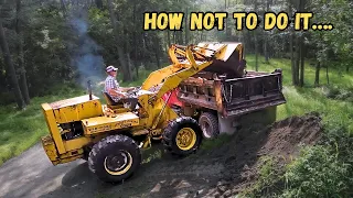 It took 5 Machines to install this Culvert pipe WRONG! Will it ever hold up?