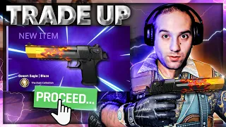 უიშვიათესი ტრეიდაფი გაბენთან Desert Eagle Blaze TRADE UP 8% (CSGO.NET PROMO: CS22 +40%)