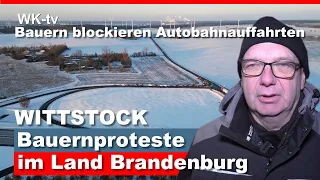 Bauernprotest 2024 auch in ARD - ZDF - RTL -  MDR - RBB - Die Wut der Bauern - Wittstock TV spezial