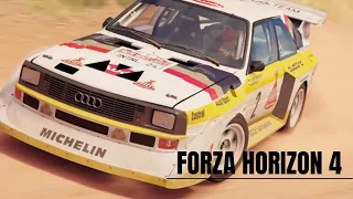 FORZA horizon 4 || rally in Audi Quattro || gameplay