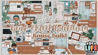 🌿AESTHETIC BEAK STREET BUILDING 🍵 | House build! | 💌 ; yumisleaf #tocalifeworld #tocaboca #foryou