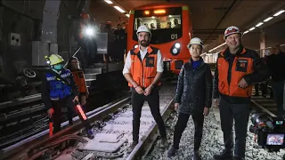 Estamos ya realizando pruebas operativas en el tramo subterráneo de la Línea 12 del Metro. 🚇