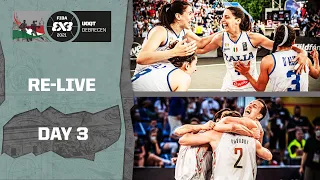 RE-LIVE - FIBA 3x3 Universality Olympic Qualifying Tournament | Day 3