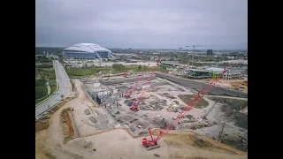 New Texas Rangers Ballpark, Construction March 2018