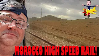 High Speed Rail MOROCCO STYLE! What's the AL BORAQ Like? #trainjourney #morocco #highspeedtrain