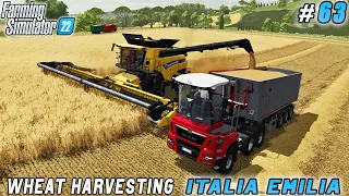 Selling Pellets and Beer, Wheat Harvesting, Baling Straw | Italian Farm | FS 22 | Timelapse #63