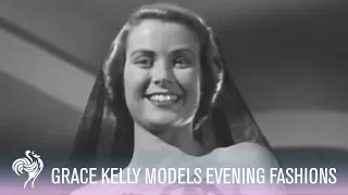 Grace Kelly Models Evening Gowns Designed by Florence Lustig (1948) | Vintage Fashions