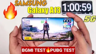 Samsung Galaxy A13 5G PUBG TEST | Samsung galaxy A13 BGMI Gaming Review With Graphics Test 🔥