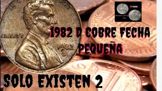 (Si Hayas El 3er.) 1982 D Fecha Pequeña Que  Debes Hacer con Este Penny