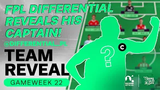 FPL DIFFERENTIAL REVEALS HIS CAPTAIN AND TEAM FOR GW22 | FANTASY PREMIER LEAGUE TIPS 2021/2022 | CGA