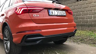 2020 Audi Q3 35 TFSI (150KM) S tronic Engine Sound & Launch Control