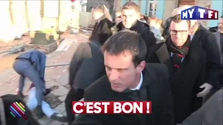 Manuel Valls reçoit une gifle pendant un déplacement à Lamballe - Quotidien du 16 Janvier