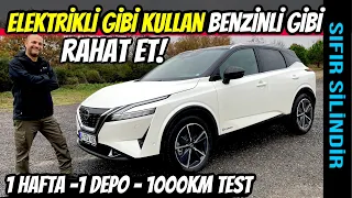 Nissan Qashqai E-Power | 7 gün 1000km 1 Depo İle Şehir İçi ve Şehir Dışı Test