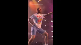 Post Malone showing off his dance moves in concerts all over Australian