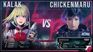 Tekken 8 ▰ KALAK (Lili) VS CHICKENMARU (Reina) | High Level Gameplay