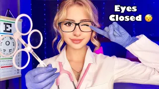 ASMR Cranial Nerve Exam but EYES CLOSED 👀 Doctor ASMR for Sleep ❤️ Follow my Instructions