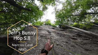 Jeff's Bunny Hop 5.8 - UNBELIEVABLY difficult for the grade!