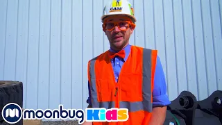 Блиппи изучает вилочный погрузчик | Moonbug Kids на Русском | Мультики на Русском