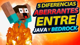 5 Diferencias ABERRANTES entre JAVA Y BEDROCK - 3