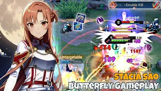 Butterfly Jungle Pro Gameplay | Stacia Sao Skin | Arena of Valor Liên Quân mobile CoT