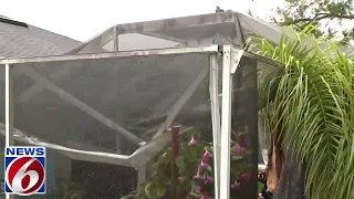Strong storms cause damage in Flagler County