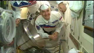 NASA Television Video File - Expedition 65 Docking/Hatch Open and Welcome Ceremony - April 9, 2021