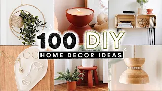 100 DIY HOME DECOR IDEAS + HACKS You Actually Want To Make! ✨ (Full Tutorials)