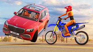 Intense Motorbike Crashes #01 🔥 BeamNG Drive