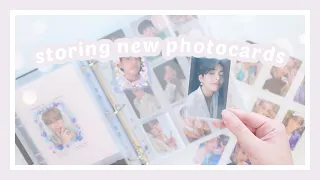 storing kpop photocards ✧ binder update: txt, the boyz, astro, enhypen, loona, bts