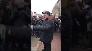 Акция "Забастовка избирателей" Навального в Москве 28 января 2018 г.