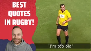 Football Referee Reacts to... The BEST 'Ref Mic' Quotes in Rugby