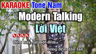 Modern Talking Karaoke Nhạc Việt Hát Cực Tê | Tone Nam - Nhạc Sống Thanh ngân