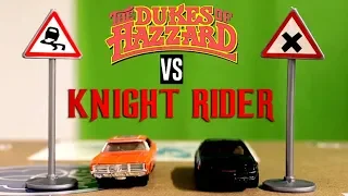 General Lee vs K.I.T.T. stopmotion race