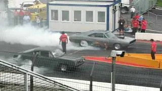 70 Dodge Charger vs. Plymouth Barracuda