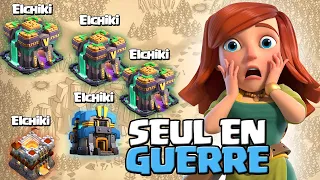 JE SUIS SEUL EN GUERRE ! Le CLAN en face m'a ATOMISÉ ! Clash of Clans