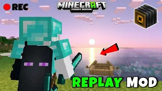 Minecraft replay mod tutorial for PE 1.20 | Replay mod minecraft pe